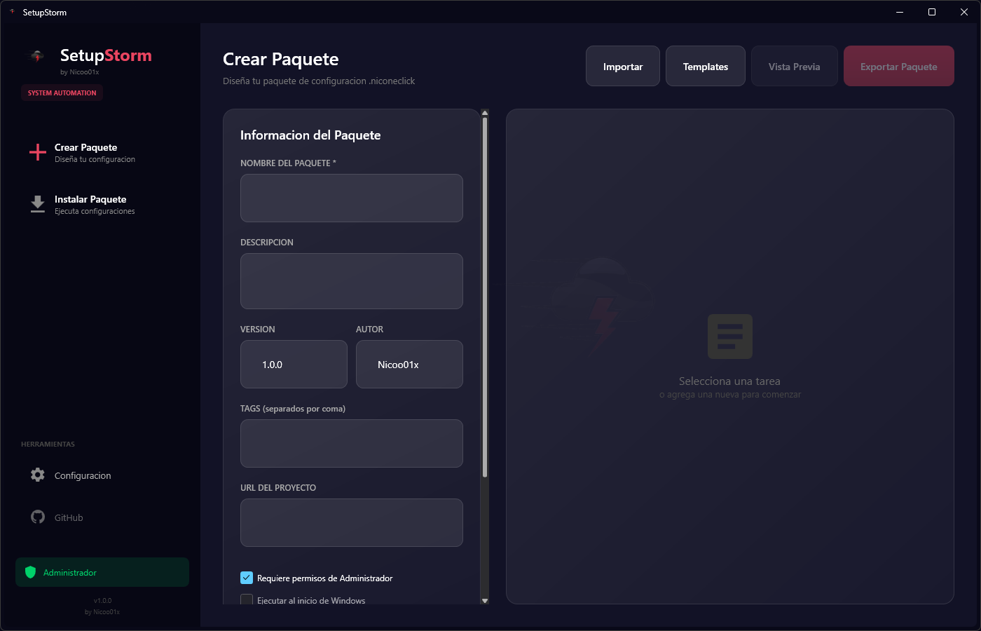 SetupStorm Screenshot